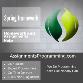 Spring framework Assignment Help